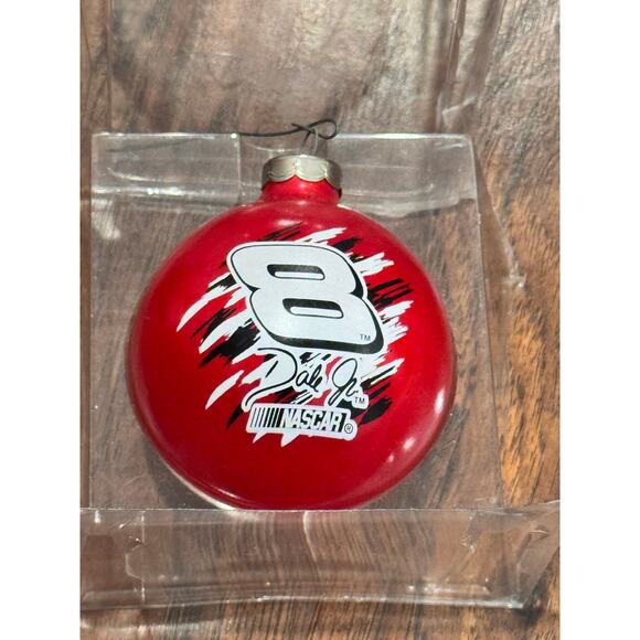 Vtg Dale Earnhardt Jr Christmas Tree Ornament ball #8 Nascar Racing Collectors - Picture 5 of 5